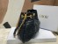 Dior Ammi Medium Bag in Black Macrocannage Lambskin