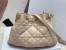 Dior Ammi Medium Bag in Sand Pink Macrocannage Lambskin