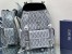 Dior Hit the Road Backpack In Gray CD Diamond Canvas