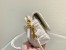 Dior Caro Pouch In White Cannage Calfskin