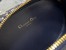 Dior CD Signature Oval Camera Bag in Blue Dior Oblique Jacquard