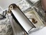 Dior Saddle Pouch In White Grained Calskin 