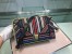Dior Diorama Canvas Bag Embroidered With Multi-coloured Stripes