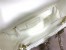 Dior Mini Lady Dior Chain Bag In White Wavy Crinkled Lambskin
