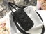 Dior Lady Dior My ABCDior Bag In Black Ultramatte Calfskin