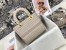 Dior Medium Lady D-Lite Bag In Pink Houndstooth Embroidery