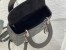 Dior Lady Dior Medium Bag in Black Grained Calfskin