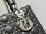 Dior Medium Lady Dior Bag In Noir Cannage Lambskin