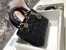 Dior Medium Lady Dior Bag In Black Cannage Lambskin