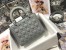 Dior Medium Lady Dior Bag In Grey Ultramatte Calfskin