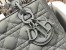 Dior Medium Lady Dior Bag In Grey Ultramatte Calfskin