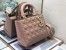 Dior Medium Lady Dior Bag In Powder Patent Cannage Calfskin