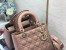 Dior Medium Lady Dior Bag In Powder Patent Cannage Calfskin