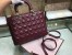 Dior Large Lady Dior Bag In Bordeaux Cannage Lambskin