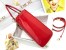 Dior Large Lady Dior Bag In Red Patent Cannage Calfskin