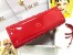Dior Large Lady Dior Bag In Red Patent Cannage Calfskin