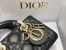 Dior Lady D-Joy Micro Bag In Black Cannage Lambskin