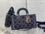 Dior Lady D-Joy Bag In Eyelet Blue Cannage Denim