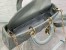 Dior Lady D-Joy Medium Bag in Grey Patent Cannage Calfskin