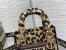 Dior Mini Lady D-Lite Bag In Beige Multicolor Mizza Embroidery