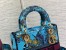 Dior Lady D-Lite Medium Bag In Multicolor Toile de Jouy Voyage Embroidery