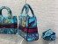 Dior Lady D-Lite Medium Bag In Multicolor Toile de Jouy Voyage Embroidery