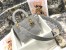 Dior Medium Lady D-Lite Bag In Gray Cannage Embroidery