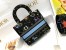 Dior Medium Lady D-Lite Bag In Black Pixel Zodiac Embroidery