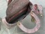 Dior Lady D-Lite Medium Bag in Grey and Pink Toile de Jouy Reverse Embroidery