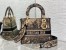 Dior Lady D-Lite Medium Bag In Beige Toile de Jouy Voyage Embroidery