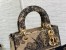 Dior Lady D-Lite Medium Bag In Beige Toile de Jouy Voyage Embroidery