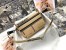 Dior Diorcamp Small Bag In Beige Jute Canvas with Dior Union Motif