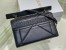 Dior 30 Montaigne Chain Bag With Handle In Black Lambskin