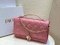 Dior Miss Dior Top Handle Bag in Melocoton Pink Cannage Lambskin