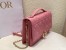 Dior Miss Dior Top Handle Bag in Melocoton Pink Cannage Lambskin