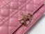Dior Miss Dior Top Handle Bag in Melocoton Pink Cannage Lambskin