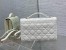 Dior Miss Dior Top Handle Bag in White Cannage Lambskin