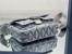 Dior Hit the Road Messenger Bag In Gray CD Diamond Canvas