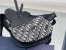 Dior Men's Saddle Pouch in Beige and Black Dior Oblique Jacquard