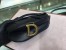 Dior Mini Saddle Bag In Black Grained Calfskin