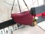 Dior Saddle Bag In Red Calfskin