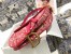 Dior Saddle Bag In Red Toile de Jouy Reverse Jacquard
