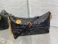 Dior Diorstar Hobo Bag with Chain in Black Crinkled Calfskin