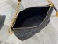 Dior Diorstar Hobo Bag with Chain in Black Crinkled Calfskin