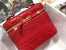 Dior Small Travel Vanity Case In Red Cannage Lambskin