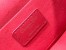 Dior Small Travel Vanity Case In Red Cannage Lambskin