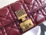 Dior DiorAddict Continental Wallet In Bordeaux Lambskin