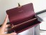 Dior DiorAddict Continental Wallet In Bordeaux Lambskin