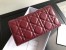 Dior DiorAddict Continental Wallet In Bordeaux Lambskin