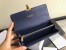 Dior DiorAddict Continental Wallet In Navy Blue Lambskin